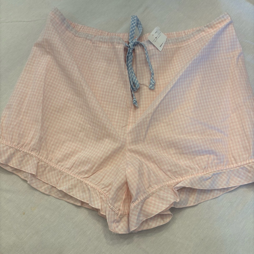 NWT Tommy Hilfiger Pink Gingham Sleepwear